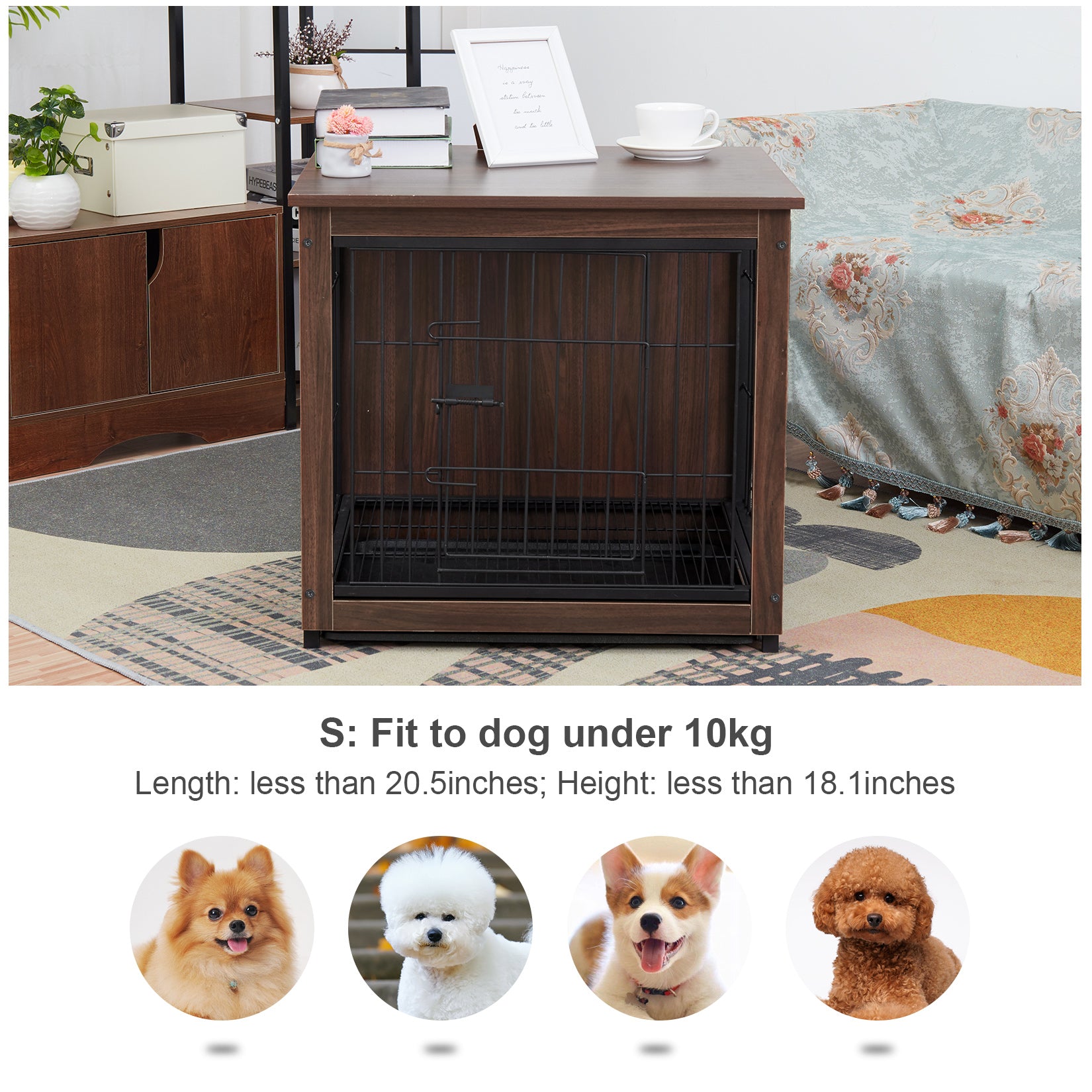Crate Kennel Double Door Furniture