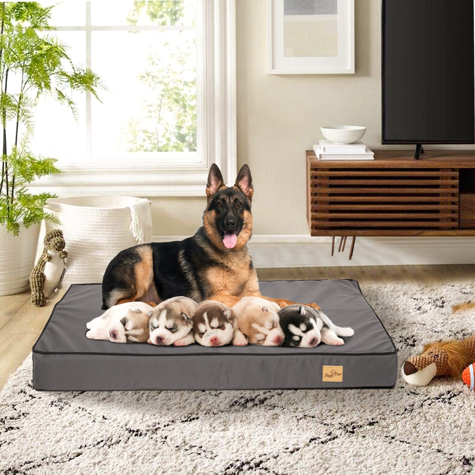 Large Dog Bed XL, Washable Pet Bed Dog Crate Pad for Extra Large