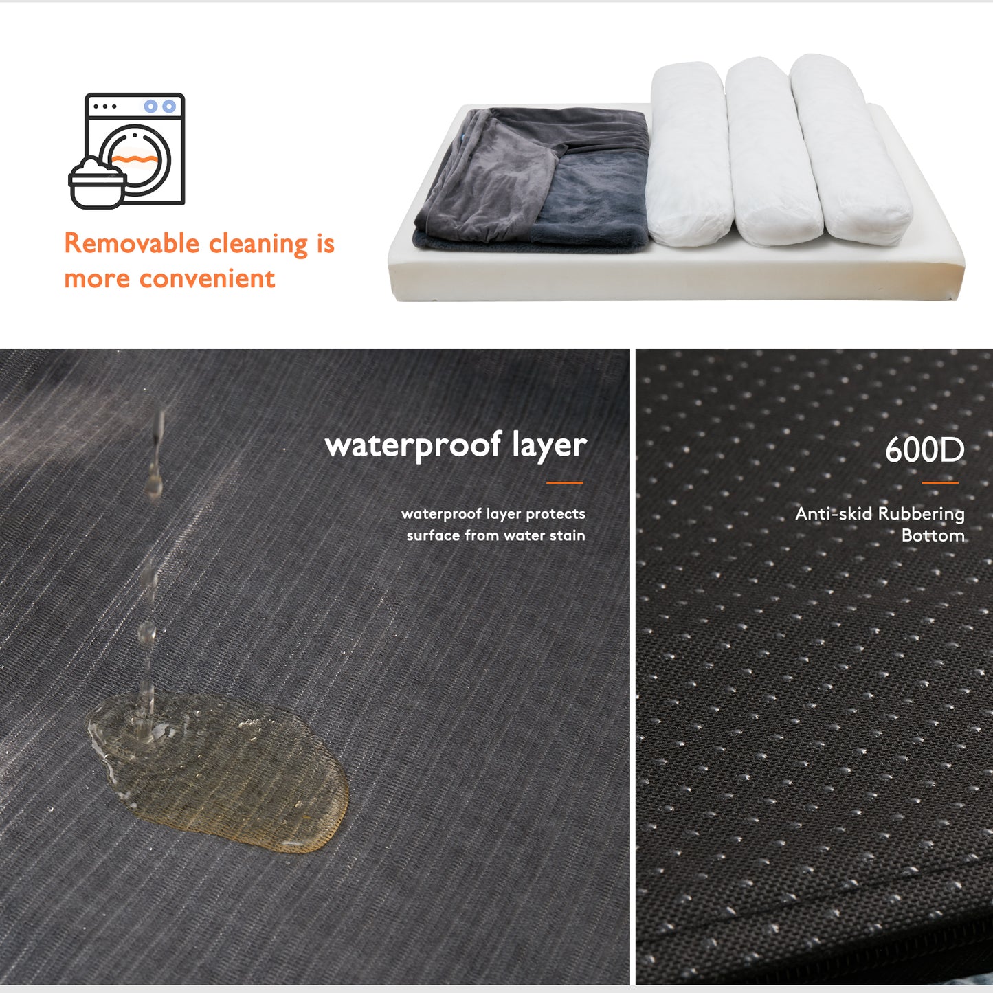Very waterproof, no leakage, no penetration
