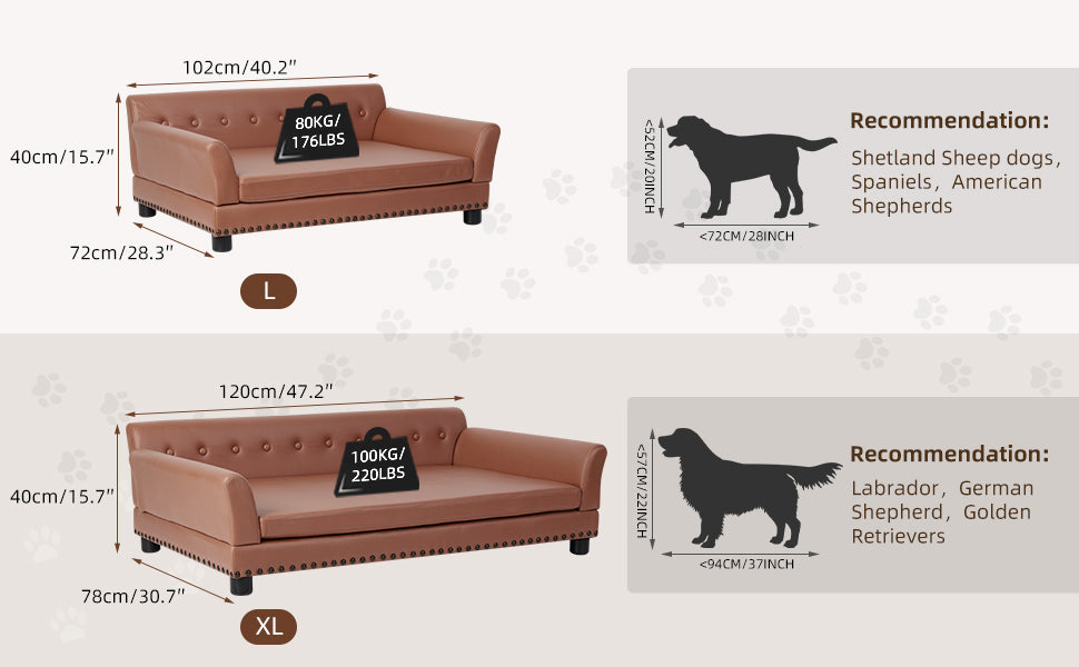 Pet Sofa Bed Pet Snuggle Lounge with Removable Cushion for Kittens Puppies