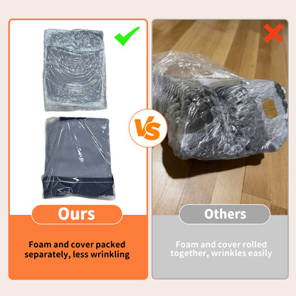 Orthopedic Dog Bed Bolster Sofa Pet Couch with High Density Foam Base, Removable Washable Suede Cover, Anti-Slip Cuddler Mattress