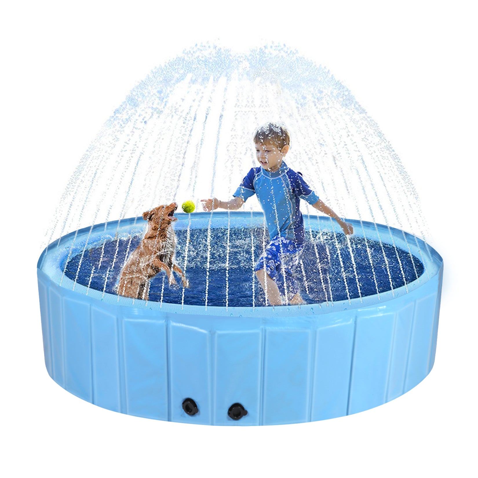 Water Pool For Kids Foldable Dog Pool PVC Bathing Tub Outdoor