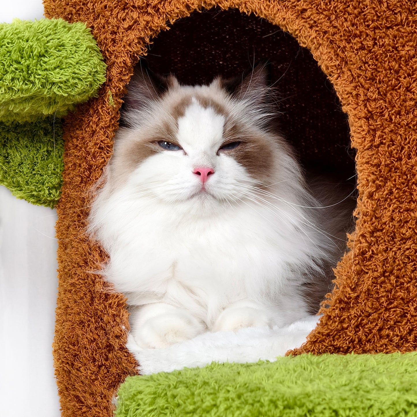 2025 Multi-Level Cat Tree, Large Cat Tower with Sturdy Wooden Frame, Sisal Rope Scratching Post, Modern Cat Condo for Indoor Cats