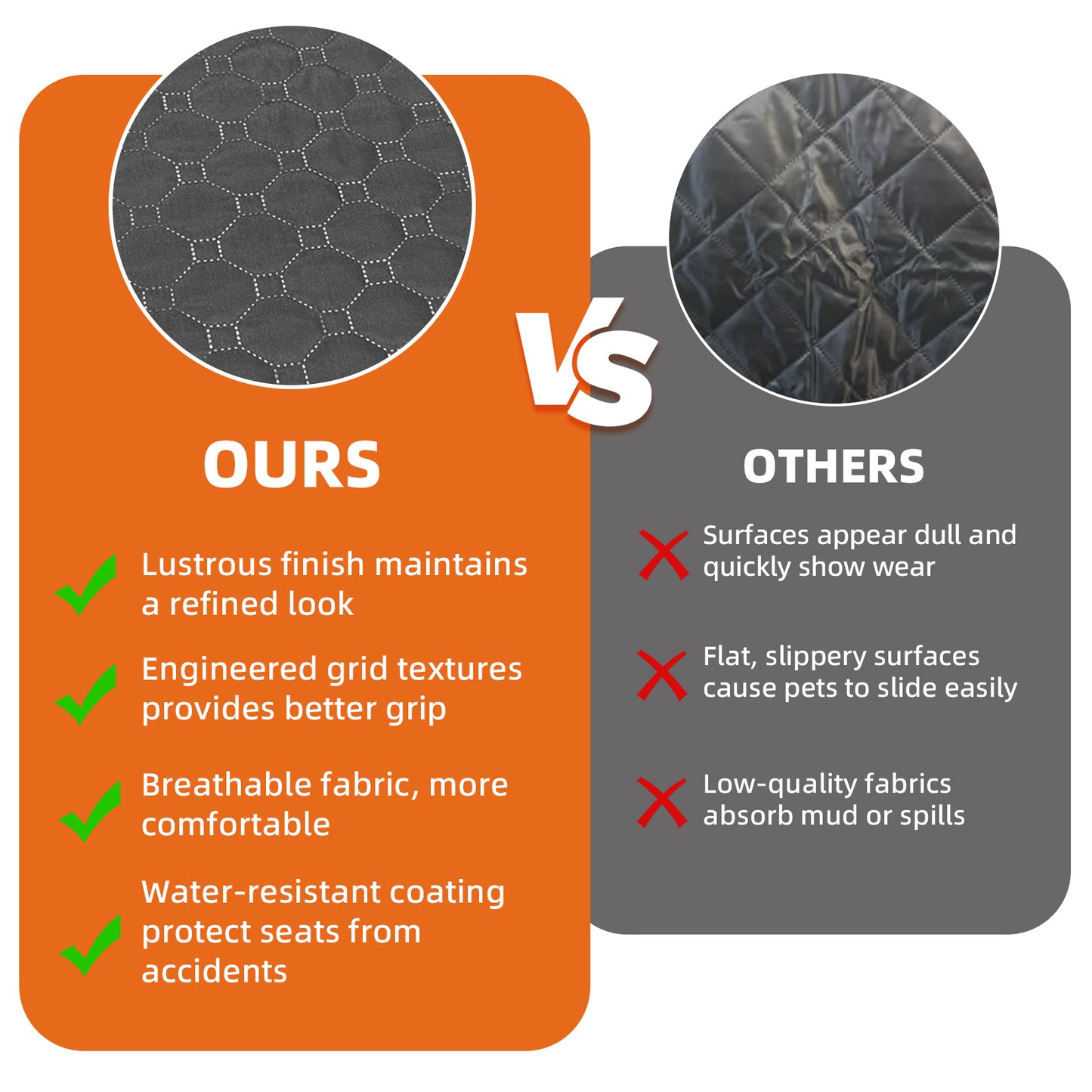 Dog Car Hammock Backseat Extender Pet Back Seat Protector Hammock Full Cover