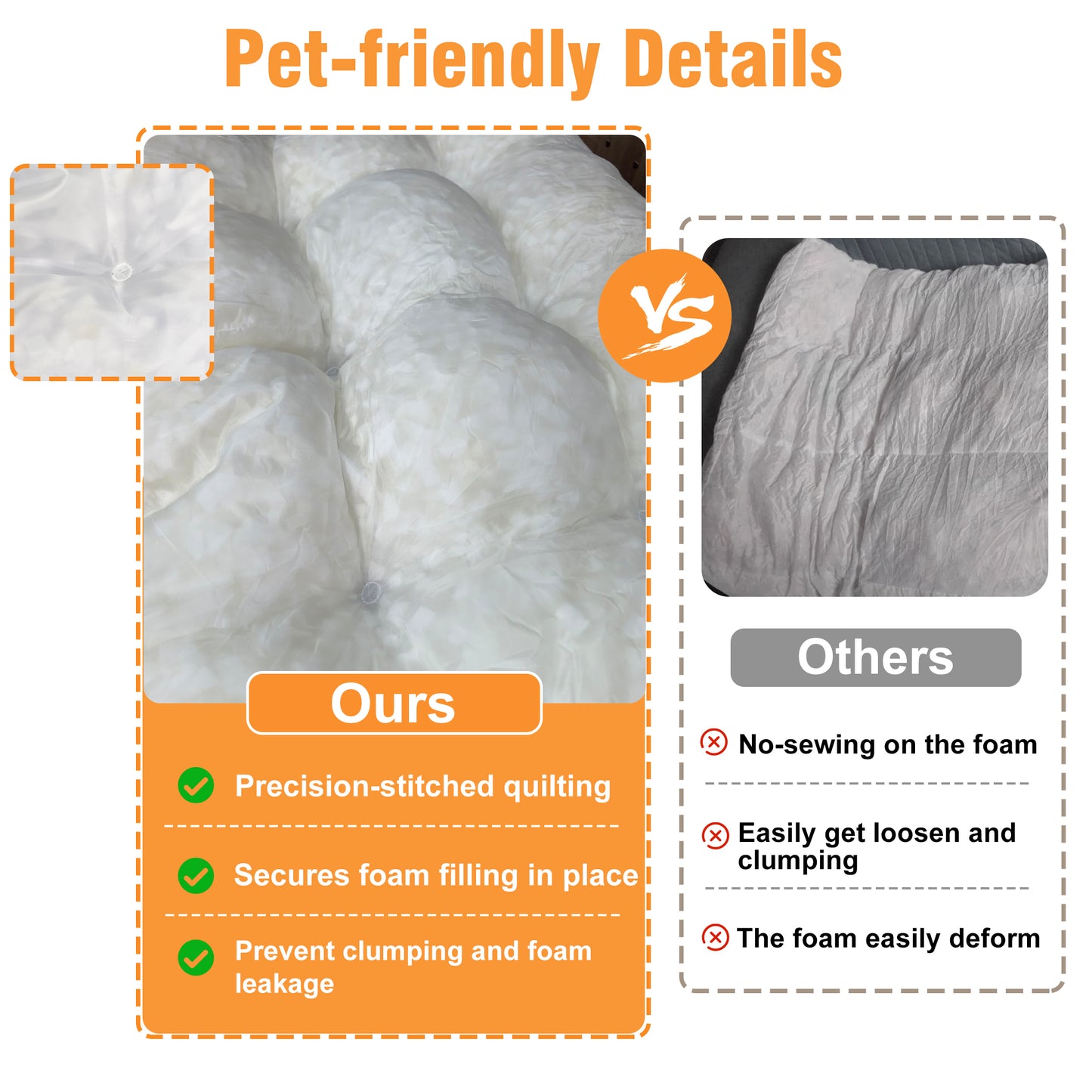 2025 Fluffy Dog Cat Bed: Deluxe Plush Dog Bed with Supportive Base Comfort Pet Sleeping Mat Crate Bed with Removable Cover for Different Sizes Dogs Breeds