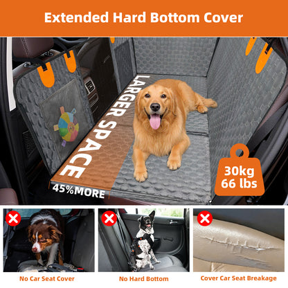 Dog Car Hammock Backseat Extender Pet Back Seat Protector Hammock Full Cover