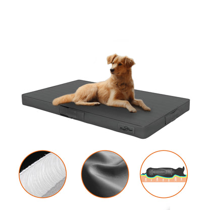 Innovative Pet Bed: Waterproof Dog Pet Pillow Bed Microfiber Leather Orthopedic 3D Superfiber Cushion Foldable Washable