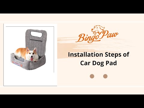 Soft Dog Car Seat Safe Anti-Slip Travel Portable Dog Booster with Pockets
