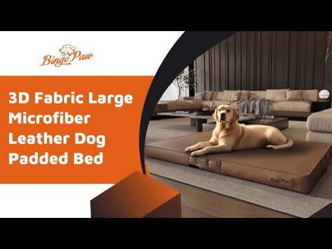microfiber dog bed