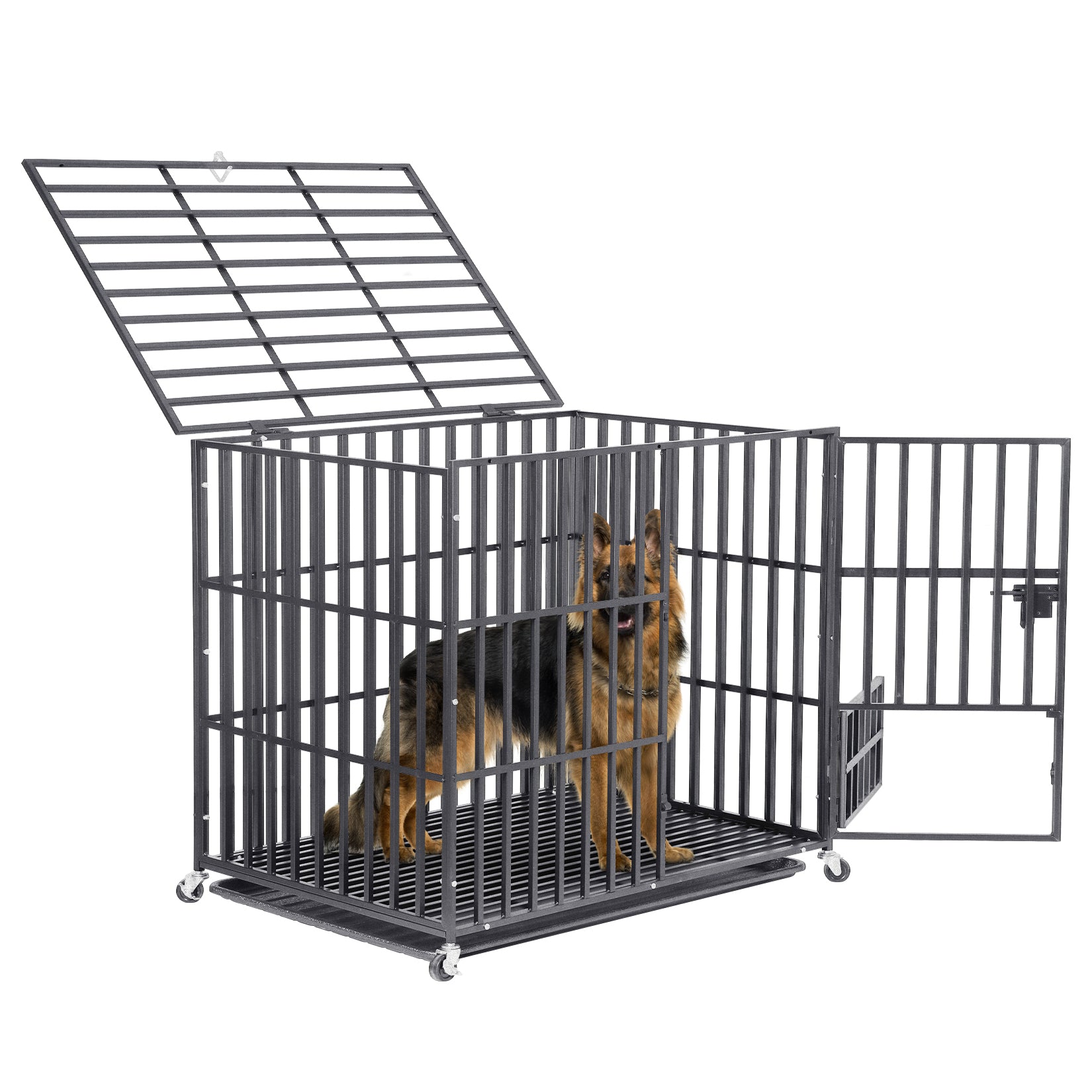 Heavy Duty Dog Cage Dog crate Dog kennel balck strong durable