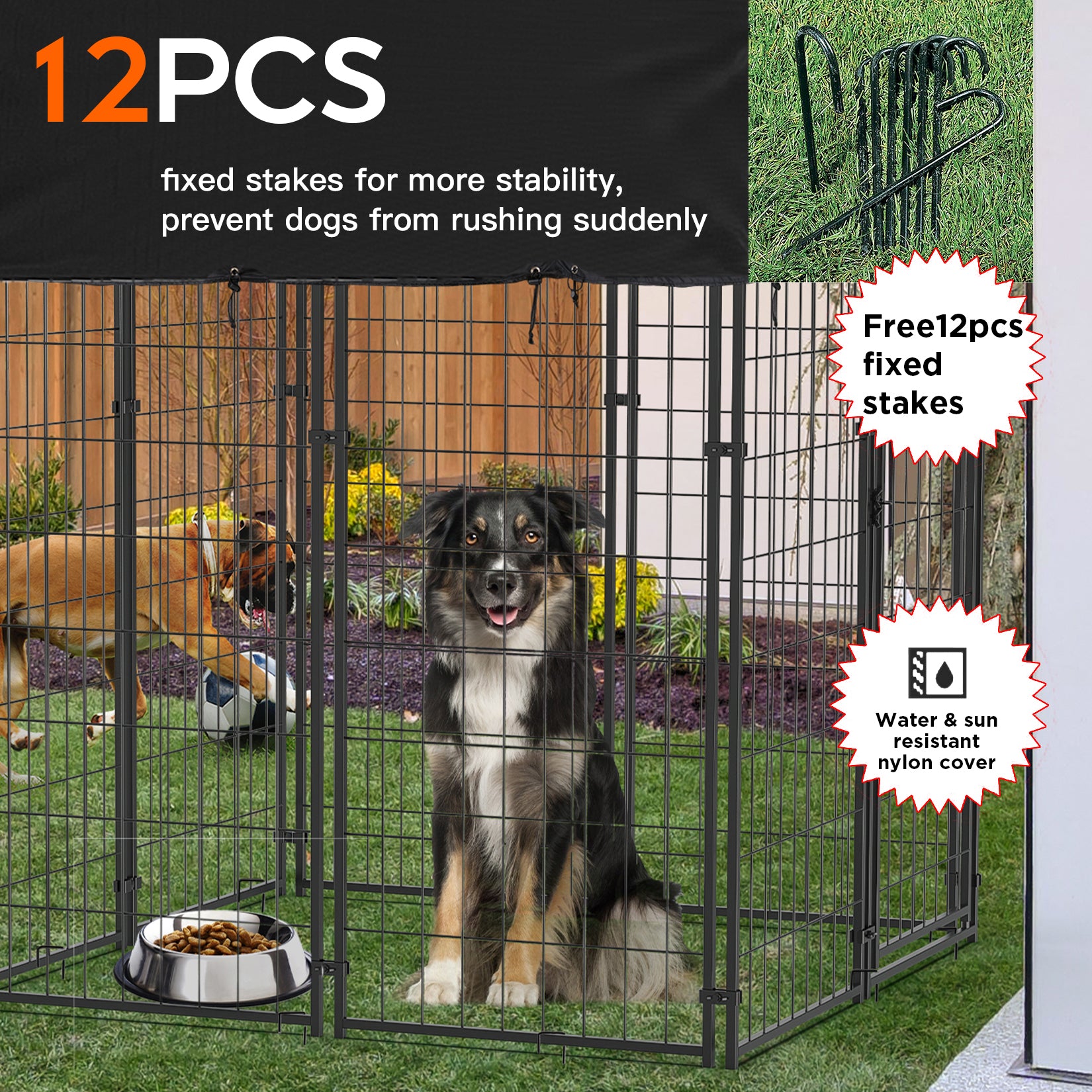 Heavy duty pet kennel sale