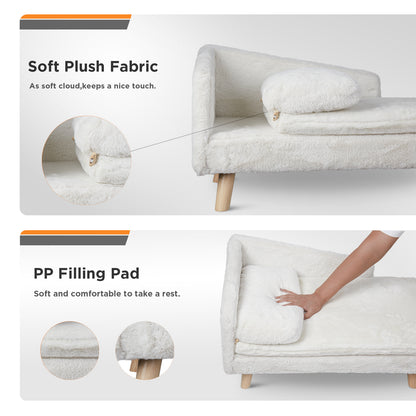 BingoPaw dog couch stool features good looking appearance, you gonna love it when you see it. It gives you style and your pets comfort. L shape open space, therefore puppy can stretch out and while sleeping without limit. It keeps pets off the cold ground to keep them secure and healthy