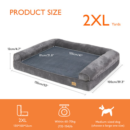 Large Orthopedic Sofa Dog Bed