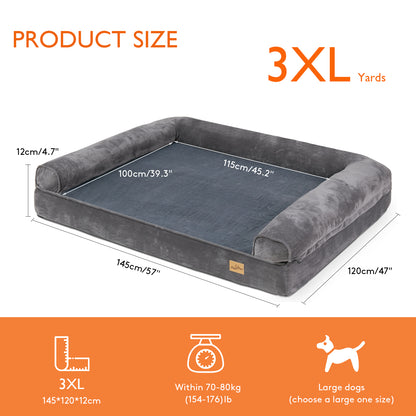 Large Orthopedic Sofa Dog Bed