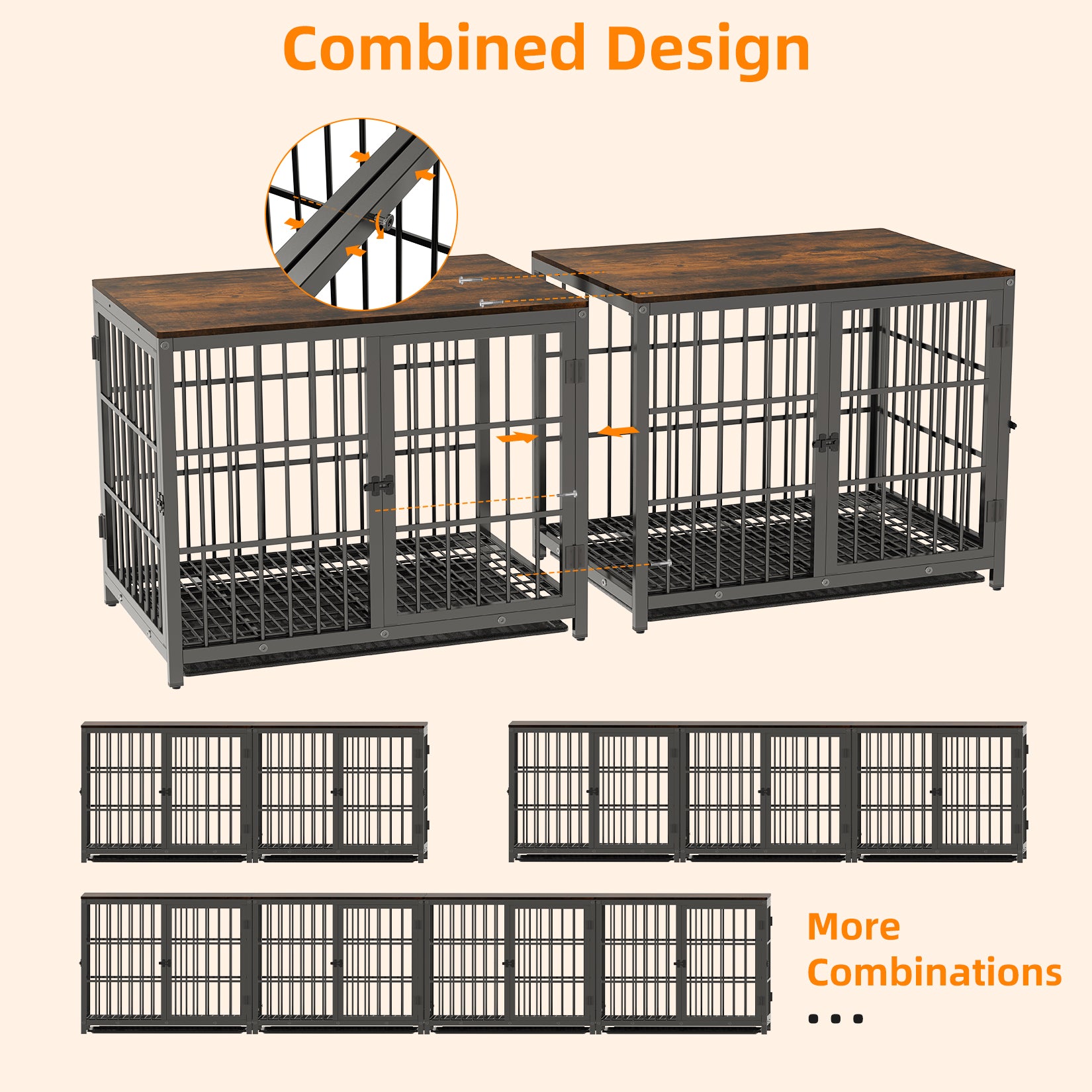 Double decker outlet dog crate