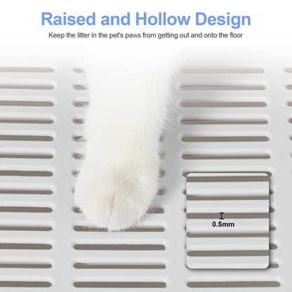 Large Enclosed Cat Litter Box with Scoop Drawer Portable Foldable Litter Boxes Furniture for Cats Indoors Kittens
