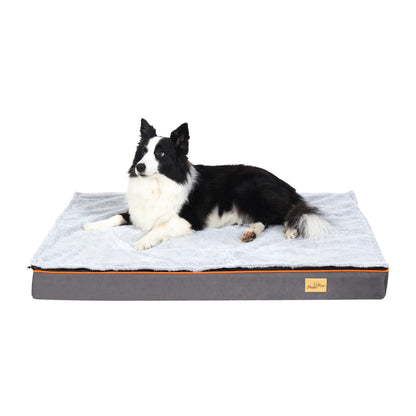 Large Jumbo Soft Orthopedic Dog Bed Pet Kennel Pillow Bed w/ Washable Cover