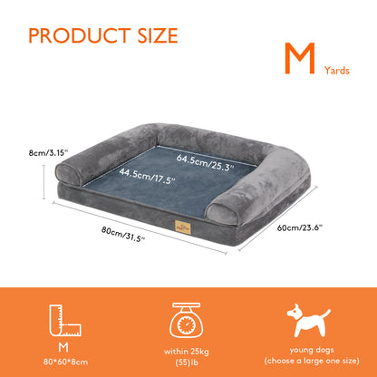 Large Orthopedic Sofa Dog Bed