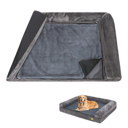 Large Orthopedic Sofa Dog Bed Pet Couch with Washable Cover