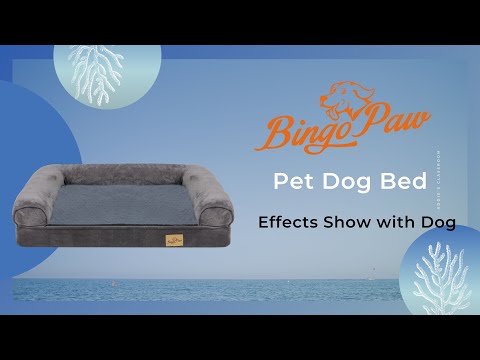 Large Orthopedic Sofa Dog Bed Pet Couch with Washable Cover